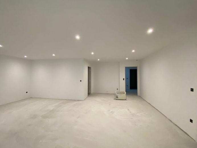 zdjęcie pomieszczenia po szpachlowaniu