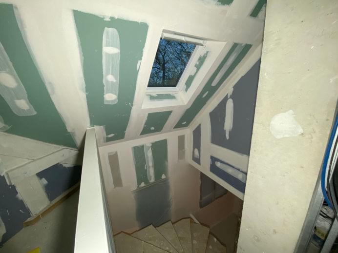 pomieszczenie przed szpachlowaniem