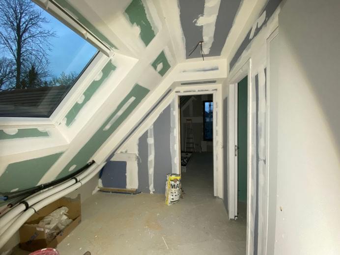 pomieszczenie przed szpachlowaniem