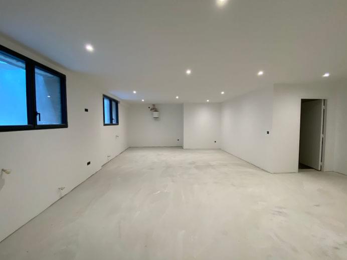 pomieszczenie po szpachlowaniu